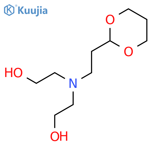 ETHANOL, 2,2'-[[2-(1,3-DIOXAN-2-YL)ETHYL]IMINO]BIS- structure