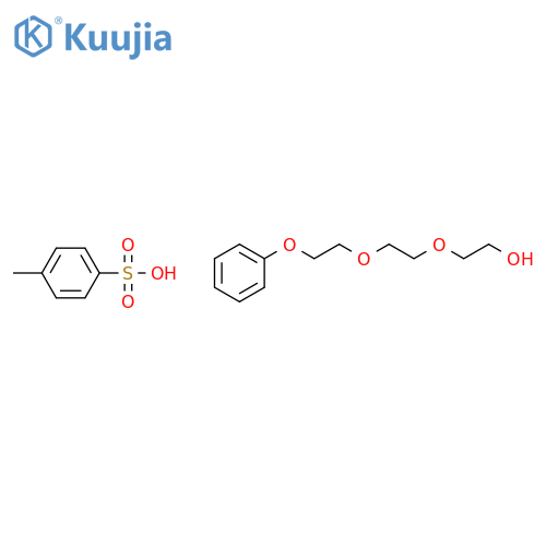 Triethylene glycol mono phenyl ether tosylate structure