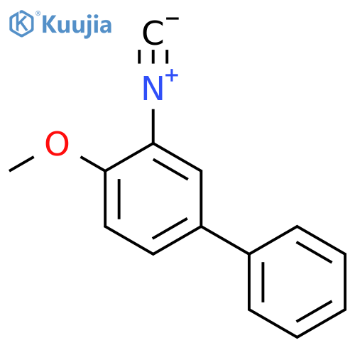 3-ISOCYANO-4-METHOXY-1,1'-BIPHENYL structure