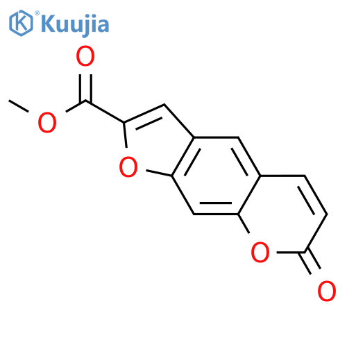 methyl 7-oxo-7H-furo[3,2-g]chromene-2-carboxylate structure