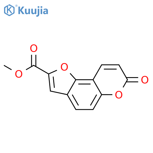 methyl 7-oxo-7H-furo[2,3-f]chromene-2-carboxylate structure