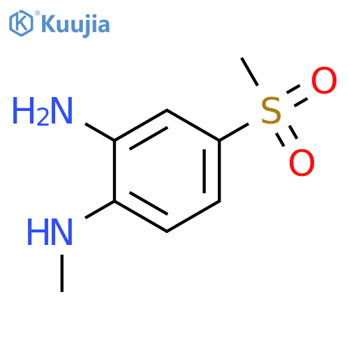 N1-Methyl-4-(methylsulfonyl)benzene-1,2-diamine structure
