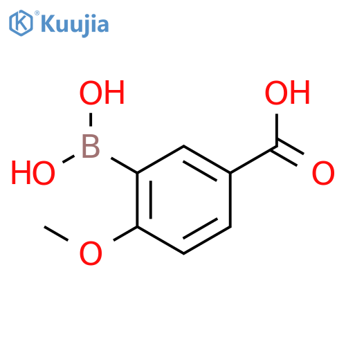 3-Borono-4-methoxybenzoic acid structure