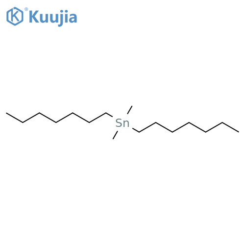 STANNANE, DIHEPTYLDIMETHYL- structure