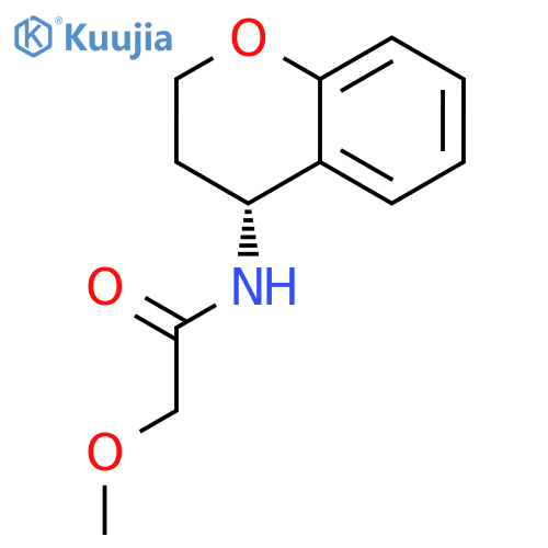 Acetamide, N-[(4R)-3,4-dihydro-2H-1-benzopyran-4-yl]-2-methoxy- structure