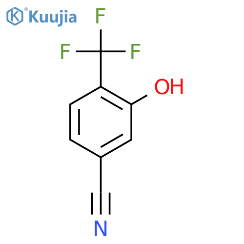 3-hydroxy-4-(trifluoromethyl)benzonitrile structure