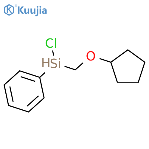 SILANE, CHLORO(CYCLOPENTYLOXY)METHYLPHENYL- structure