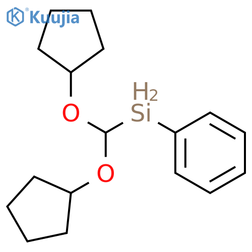 SILANE, BIS(CYCLOPENTYLOXY)METHYLPHENYL- structure