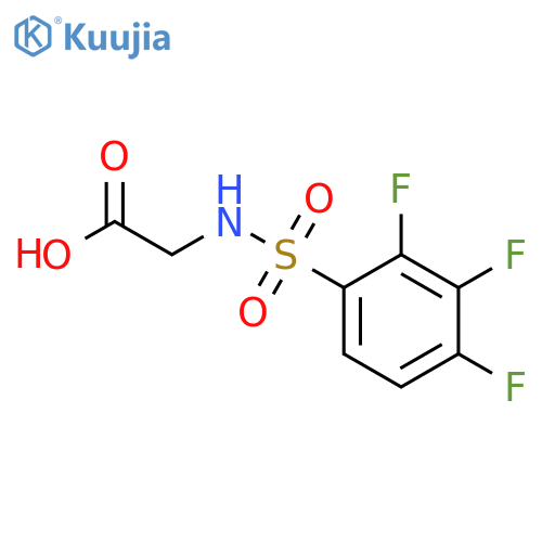 2-(2,3,4-Trifluorobenzenesulfonamido)acetic Acid structure