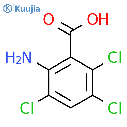 2-Amino-3,5,6-trichlorobenzoic acid structure