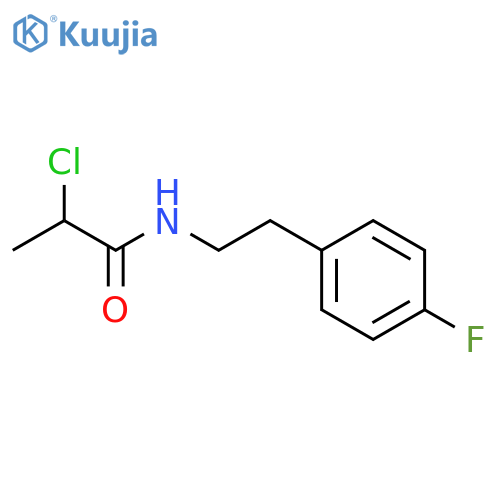 2-Chloro-N-2-(4-fluorophenyl)ethylpropanamide structure
