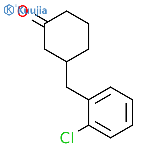 CYCLOHEXANONE, 3-[(CHLOROPHENYL)METHYL]- structure