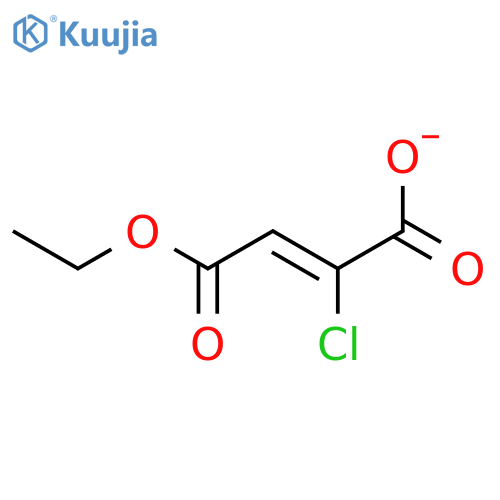 2-BUTENEDIOIC ACID, 2-CHLORO-, 4-ETHYL ESTER, (2Z)- structure