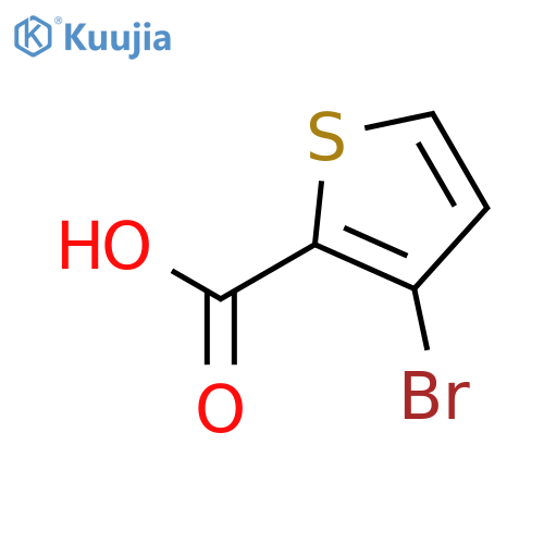 3-Bromothiophene-2-carboxylic acid structure