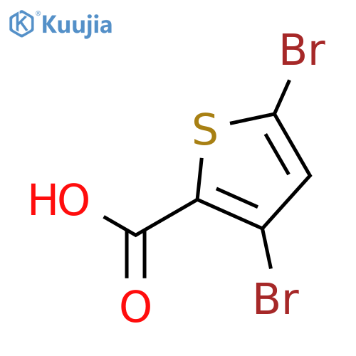 3,5-Dibromothiophene-2-carboxylic acid structure