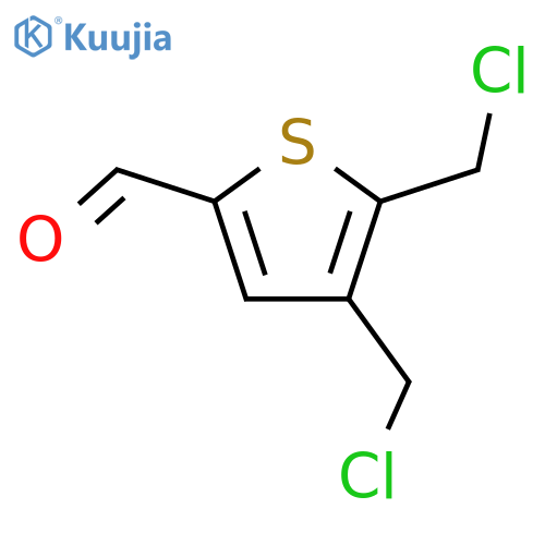 4,5-Bis(chloromethyl)-2-thiophenecarbaldehyde structure