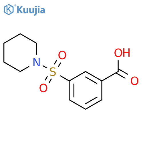 3-(Piperidine-1-sulfonyl)benzoic acid structure