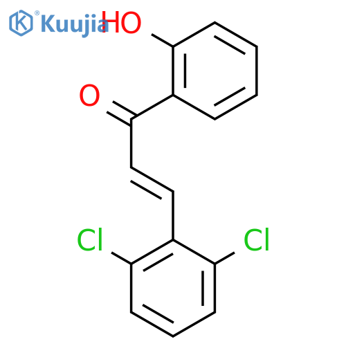2-Propen-1-one, 3-(2,6-dichlorophenyl)-1-(2-hydroxyphenyl)- structure