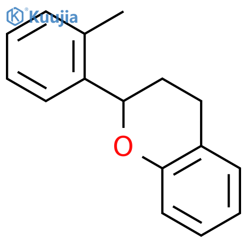 2H-1-Benzopyran,3,4-dihydro-2-(2-methylphenyl)- structure
