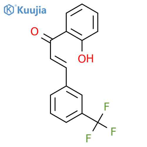 2-Propen-1-one, 1-(2-hydroxyphenyl)-3-[3-(trifluoromethyl)phenyl]- structure