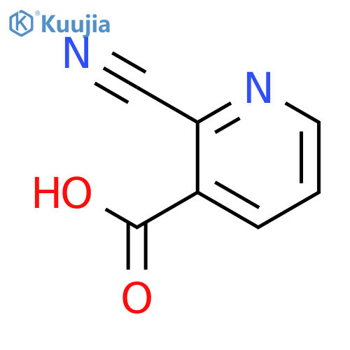 2-Cyanopyridine-3-carboxylic acid structure