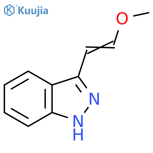 3-(2-methoxyethenyl)-1H-Indazole structure