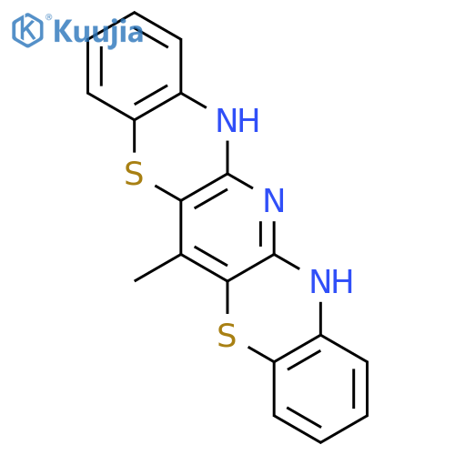 13-methyl-5H,7H-dibenzo[e,e']pyrido[3,2-b:5,6-b']bis[1,4]thiazine structure