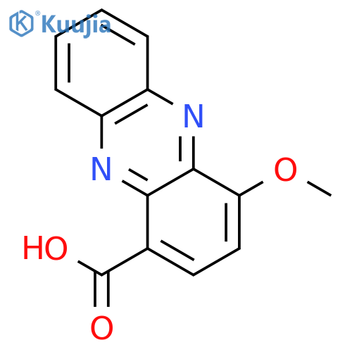 1-PHENAZINECARBOXYLIC ACID, 4-METHOXY- structure