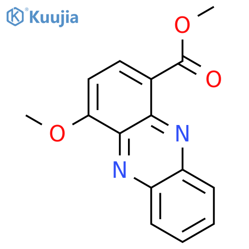 1-carbomethoxy-4-methoxy-phenazine structure