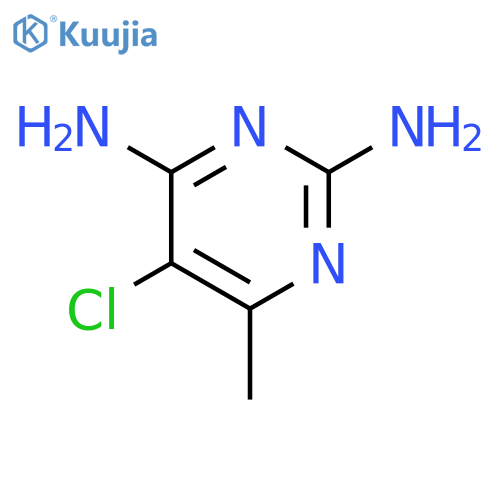 2,4-Pyrimidinediamine, 5-chloro-6-methyl- structure