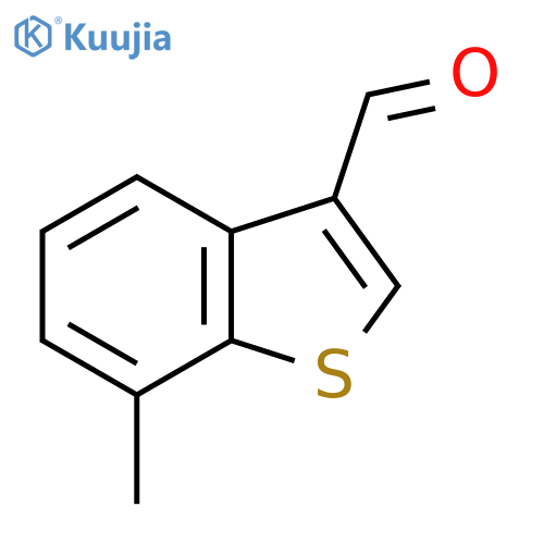 7-Methyl-1-benzothiophene-3-carbaldehyde structure