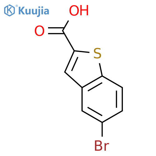 5-Bromo-1-benzothiophene-2-carboxylic acid structure