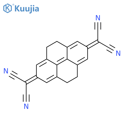 Propanedinitrile, 2,2'-(4,5,9,10-tetrahydro-2,7-pyrenediylidene)bis- structure