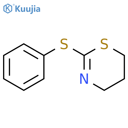 4H-1,3-THIAZINE, 5,6-DIHYDRO-2-(PHENYLTHIO)- structure
