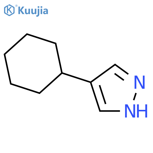 4-Cyclohexyl-1H-pyrazole structure