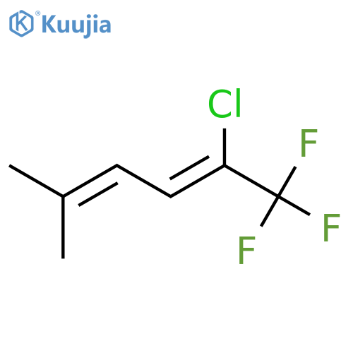 2,4-HEXADIENE, 2-CHLORO-1,1,1-TRIFLUORO-5-METHYL- structure