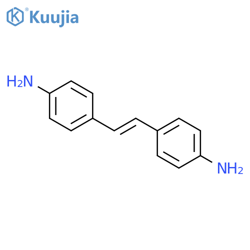 (E)-4,4'-(Ethene-1,2-diyl)dianiline structure