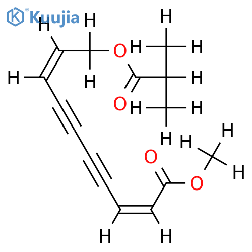 10-Isobutyryloxy-cis,cis-matricariaester structure