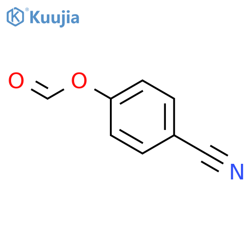 Benzonitrile, 4-(formyloxy)- structure