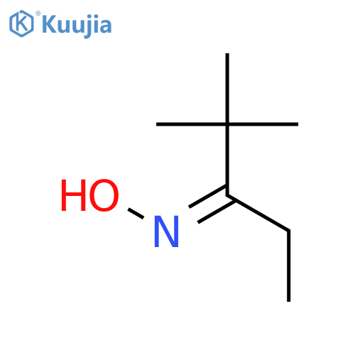 3-Pentanone, 2,2-dimethyl-, oxime structure