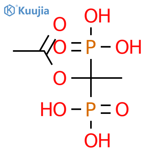 Phosphonic acid, [1-(acetyloxy)ethylidene]bis- structure