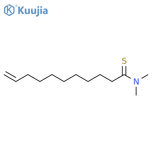 10-Undecenethioamide, N,N-dimethyl- structure