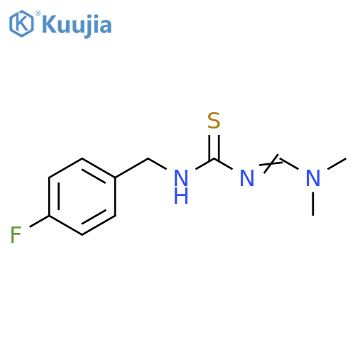 Thiourea, [(dimethylamino)methylene][(4-fluorophenyl)methyl]- structure