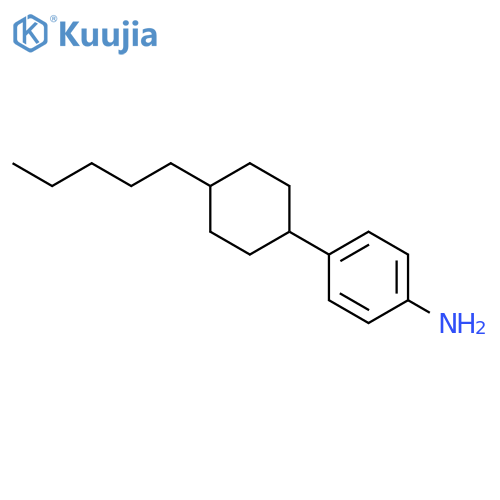 4-(4-Pentylcyclohexyl)aniline structure