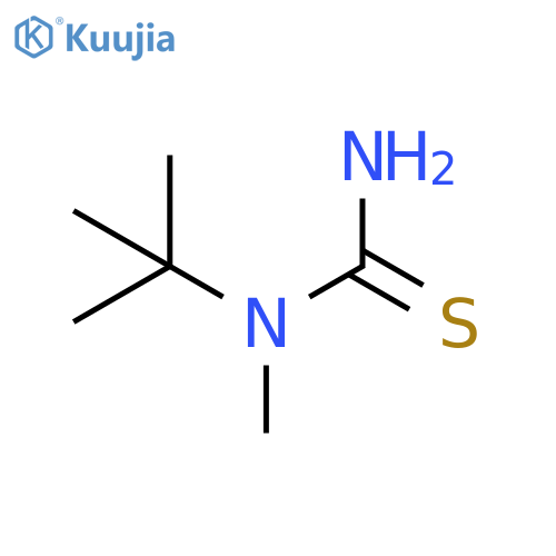 Thiourea,N-(1,1-dimethylethyl)-N-methyl- structure