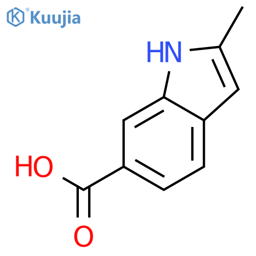 2-Methyl-1H-indole-6-carboxylic acid structure