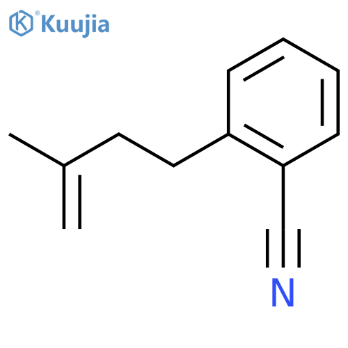 4-(2-Cyanophenyl)-2-methylbut-1-ene structure