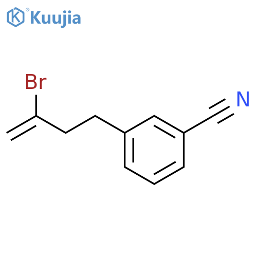 2-Bromo-4-(3-cyanophenyl)-1-butene structure