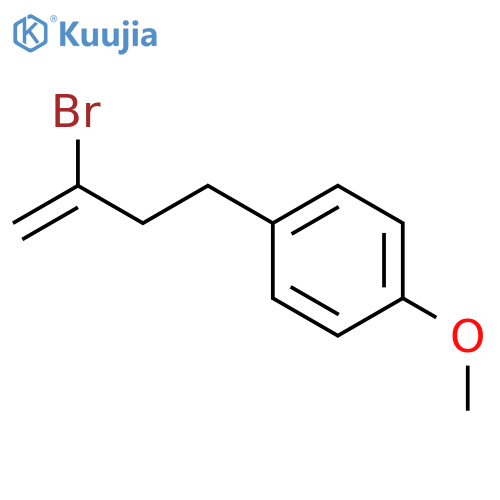2-Bromo-4-(4-methoxyphenyl)-1-butene structure