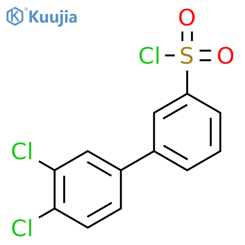 3-(3,4-dichlorophenyl)benzenesulfonyl Chloride structure